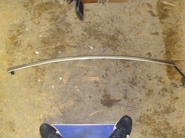 Планка хромована двері праві перед peugeot 3008 фото №1