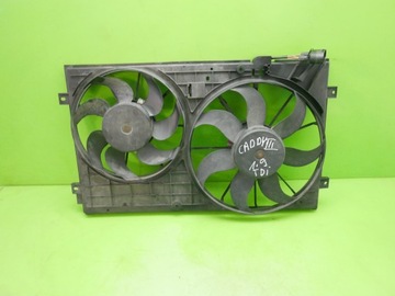 Вентилятори радіатор vw caddy iii 2k 1.9 tdi 03-10 фото №1
