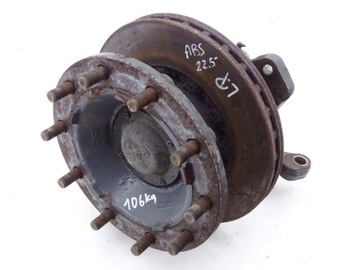 Daf xf 105 e5 поворотна опора ступиця лівий перед abs 22,5 фото №1