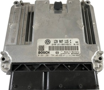 Комп'ютер ecu vw audi 1z0907115c 0261201794 додам фото №1