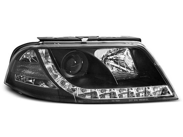 Лампы фары vw passat 3bg 00-05 led rl чёрный фото №1