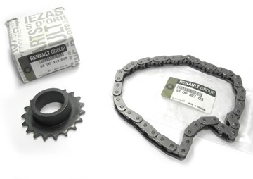 Колесо ланцюг насоса масла renault dacia 1.5 dci org фото №1