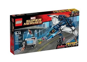 Lego superheroes 76032 poscig avengersow quinjet new set superb uni cutter, фото