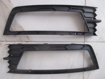 Skoda rapid lattice bumper left side right front 5ja807681 2012 -, фото