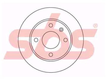 Диск сцепления 2шт тормозные перед ford escort orion sierra, фото