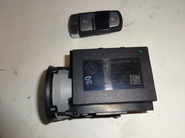 Vw passat b6 ignition lock key 3c0905843q, фото