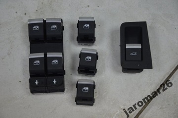 Audi a4 b9 switches glass chrome, фото