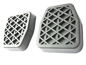 Opel antara chevrolet captiva overlay protection rubber feet pedals 2 pcs., фото