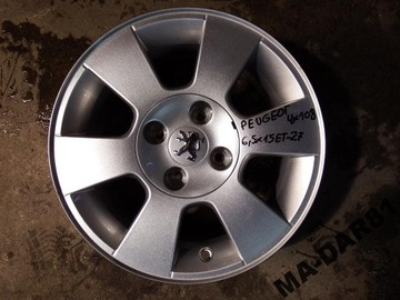 Disk peugeot 308 207 4x108 6, 5x15 et27 oem, фото