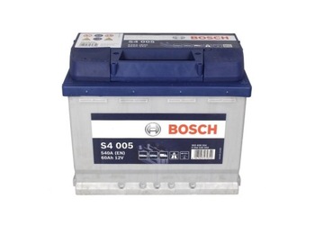 Аккумулятор bosch серебро s4005 60ah 540a права+ -, фото