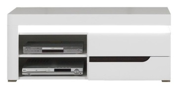 Cabinet rtv irma im1 bialy+ white oak maggia+ bialy gloss, фото