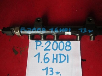Паливна рейка peugeot 2008 1.6 hdi 2013 рік 9670076780, фото