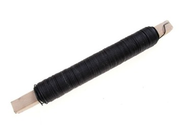 Wire floral black on wheels 100g, фото