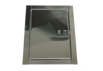 Door chimney audit 14x21 stainless steel, фото