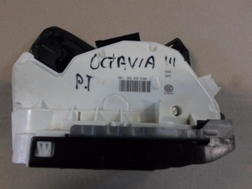 Skoda octavia 3 door lock right rear door 5e0839016a, фото