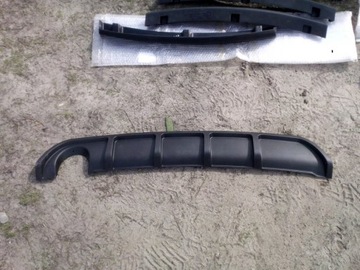 Overlay spoiler overlay rear bumper dacia logan, фото