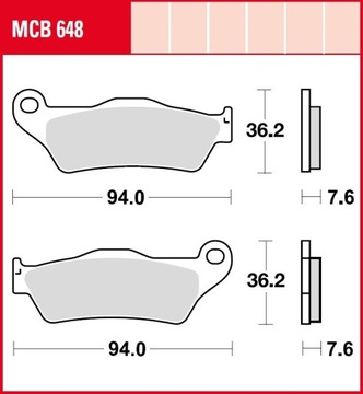 Pads brake ass ktm 990 advanced 1190, фото