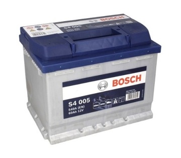 Аккумулятор bosch s4 005 60ah 540a права+ 0092s40050, фото