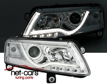 Headlights audi a6 c6 4f tube lights neon c, фото