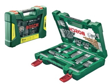 Bosch 2607017195 screwdriver drills bits nozzles 91szt. set, фото