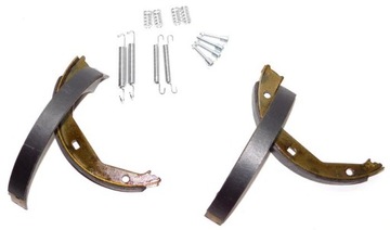 Drum brake pads + set ass bmw 5 e39 185x20mm, фото