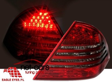 Фонари задние mercedes c w203 в 203 00 - 04 led подсветка светодиодные cd, фото