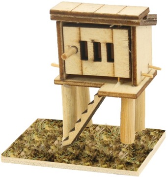 Mini chicken coop- 5cm tall to figure o expulsion. 6-7cm, фото