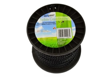 Cutting line gasoline scythe 2, 4 mm 100m carbon, фото