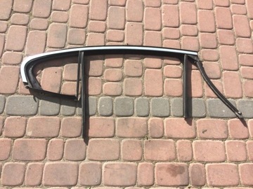Накладка уплотнитель внешне хром opel insignia хетчбек, фото