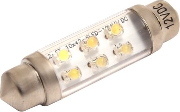 Лампочка трубчаста led підсвідка c5w c10w 10x42mm в. якість!, фото