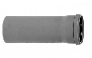 Каналізація патрубком 110x2, 2x1000 пвх 110mmx2, 2mm 1m патрубок 100cm ik303, фото