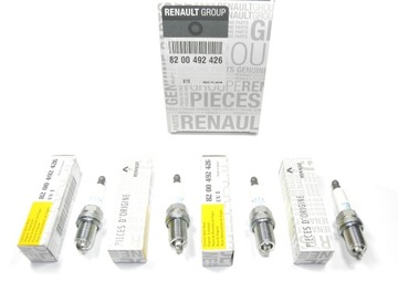 Spark plug renault 2.0 16v 8200492426 set, фото