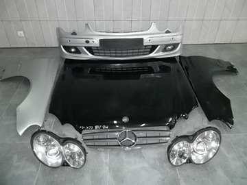 Mercedes clk w209 рестайлинг комплектный (целый) передок комплектный fv, фото