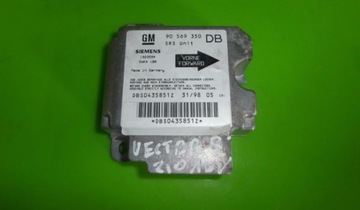 Sensor airbag opel vectra b 2.0 16v 90569350 db, фото