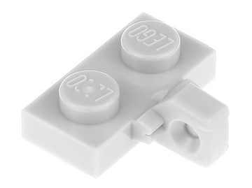 Lego пластина з зацеп 1x2 44567 6266251 серая светлая - 2 шт., фото
