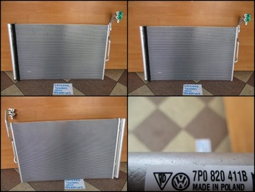 Радиатор кондиционера vw touareg 7p0820411b 7p0, фото