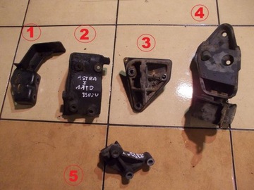 Opel astra 1 f 1.7 td isuzu bracket motor fasteners, фото