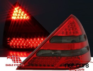 Фонари задние mercedes slk 96 - 04 r170 led подсветка светодиодные rg, фото