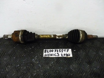 Піввісь ліва renault scenic 3 2, 0dci 8200725517, фото
