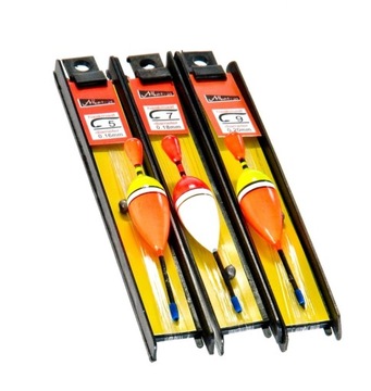 Floats 3pcs alloy leashes hooks lead on baton, фото