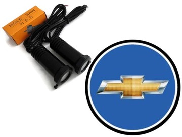 Welcoming light logo chevrolet maxx power 2x7w, фото