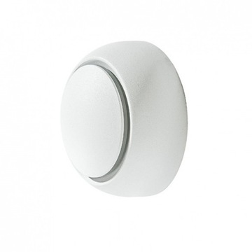 Wall lamp azzardo white built-in led source 5 в, фото