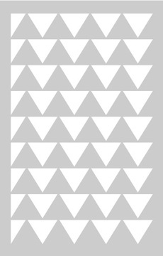 Template for painting reusable wallpaper emergency triangles 4, фото