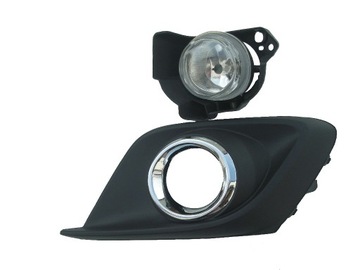 Mazda3 2013-2017 lattice+ fog light left chrome light bulb, фото