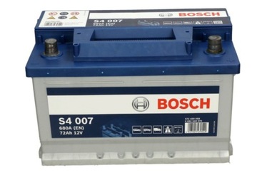 Аккумулятор bosch 72ah 680a права+ 0092s40070, фото
