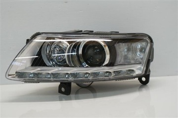 Audi a6 c6 4f0 рестайлинг 08 - 2012 год. фара левая xenon led подсветка., фото