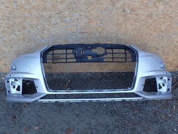 Front bumper front audi a6 c7 4g s line restyling, фото