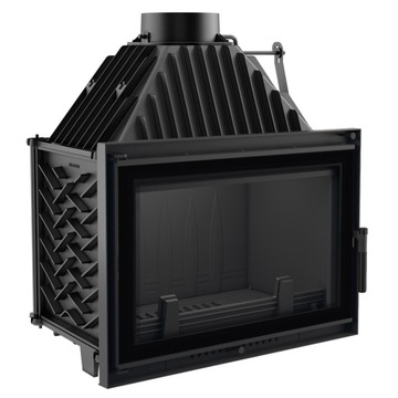 Fireplace aerial cast iron grilles oliwia 16 kw 200 mm, фото