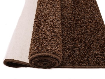 Carpet shaggy 300x400 brown mild a lot colors, фото