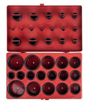 Sealing rings gaskets oil-resistant rubber (rubber) set sealing rings elastic bands (rubber bands) 419 pcs., фото